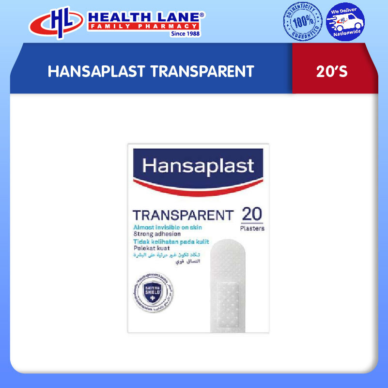 HANSAPLAST TRANSPARENT (20'S)
